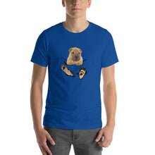 Load image into Gallery viewer, Cute bulldog pocket Unisex T-Shirt