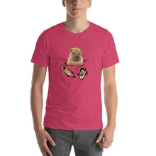 Load image into Gallery viewer, Cute bulldog pocket Unisex T-Shirt
