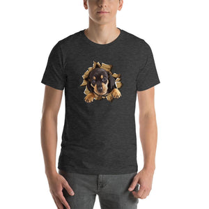 cute Beagle pocket Unisex T-Shirt