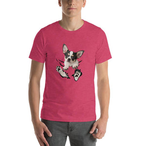 Chihuahua pattern pocket Unisex T-Shirt